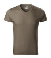 Slim Fit Marškinėliai su V formos iškirpte vyrams