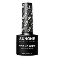 Gelinio nagų lako viršutinis sluoksnis Sunone Top No Wipe 5g