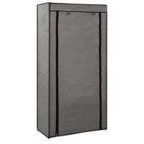 vidaXL Spintelė batams su apdangalu, pilkos sp., 58x28x106cm, aud.