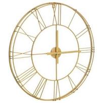 Aukso spalvos metalinis 3D sieninis laikrodis 70cm