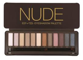 BYS Akių šešėlių paletė Nude, 12 spalvų