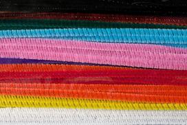 Dekoratyvinės įvairiaspalvės vielutės 30 cm, 40 vnt.