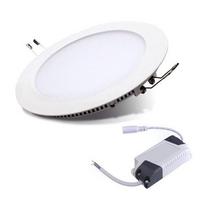 18W LED panelė "Powermax CY-18W" FS-PL118, 1480LM, su maitinimo šaltiniu, apvali, 4000K - natūraliai balta, 160°