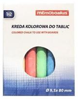 Mokyklinė kreida, 12 vnt., įvairių spalvų