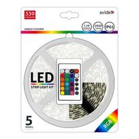 LED juosta Avide RGB 5050 su pultu IP65, 5m