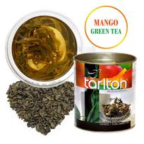 Mistinė mangų Ceilono žalia biri didelių lapų arbata, Misty Mango Green tea, Tarlton, 100 g