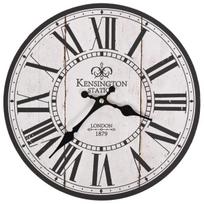 Sieninis laikrodis virtuvei Londonas, 30cm, Balta