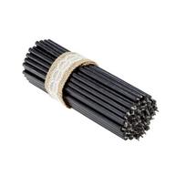 25 vnt. Bičių vaško žvakių "Danilovo" juodos spalvos, 250 g No40