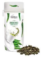 Žaliosios čili Ceilono žalia, biri, didelių lapų arbata, Green Chilli tea ZIP, TARLTON, 75 g