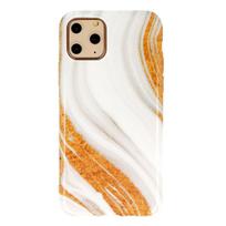 Marble Silicone dėklas telefonui skirtas Huawei P40 Lite, D1, rožinis