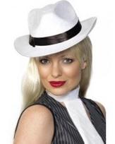 Gangsterės kepurė balta