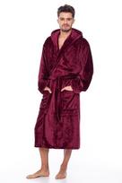 Chalatas su kapišonu vyrams Elite Bamboo, bordo
