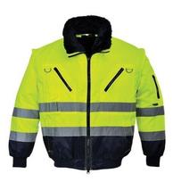 Atšvaitinė darbo striukė Pilot, geltona, XL