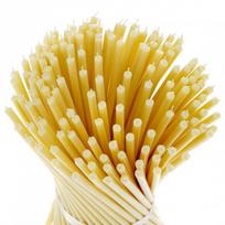 50 vnt. Bičių vaško žvakių baltos spalvos Danilovo No40, 500 g