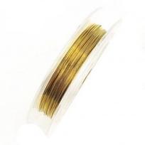 Vielutė rankdarbiams 0,3 mm, spalva aukso, 10 m