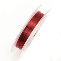 Vielutė rankdarbiams 0,3 mm, spalva raudona, 10 m