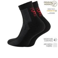 Merino vilnos trekking kojinės Stark Soul, juodos, 35-38