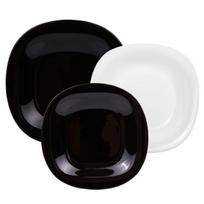 Luminarc pietų servizas Carine Neo White & Black, 18 dalių