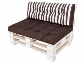2-jų pagalvių paletei komplektas Hobbygarden Leo, rudas