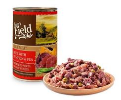 Sam's Field jautiena su moliūgų ir žirnių superpremium pilnu šunų maistu 400g