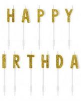 Gimtadienio žvakutės Happy Birthday