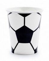 Vienkartiniai puodeliai Futbolas 220 ml, 6 vnt