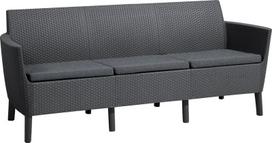 "Salemo" 3 vietų sofa pilka