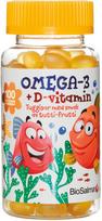 Maisto papildas vaikams Omega-3 žuvų taukai su Vitaminu D3, E ir K, 100 kramtomųjų kapsulių