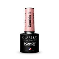 Ilgalaikis hibridinis nagų lakas Claresa Sparkle 3, 5 g