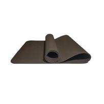 Gimnastikos/jogos kilimėlis TPE su raštu KP-188 183x61x0.6 cm, juodas, Чёрный