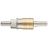 Suslėgto oro greitoji jungtis + greito prijungimo antgalis 8 mm žarnai