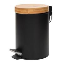 Šiukšlių kibiras natureo, 3 l, juodas