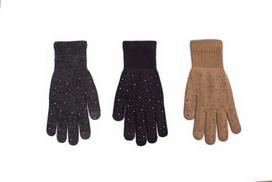 Pirštinės moterims Rak Touch screen Gloves R-174, juodos, 21 cm
