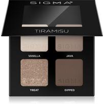 Sigma Beauty Quad akių šešėlių paletė atspalvis Tiramisu 4 g