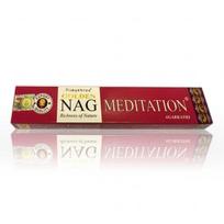Smilkalų lazdelės „Vijayshree Golden Nag Meditation“, 15 g