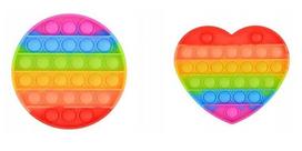 Sensorinis silikoninis kilimėlis Push Bubble Pop, 2 vnt