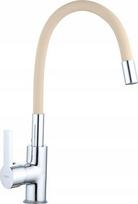 Mexen virtuvės maišytuvas Flex, chrome/beige