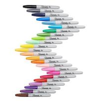 Sharpie - Permanent Marker Fine Assorted Colours 24-Blister (2065405)