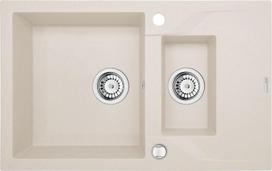 Deante granitinė virtuvinė plautuvė Deante Andante ZQN 5513, Beige