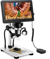 Profesionalus mikroskopas 1200x su ekranu, LCD skaitmeninis mikroskopas
