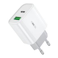 Įkroviklis WK Design 'WP-U53' baltas 20W (Ports:'Type-C' / 'USB')