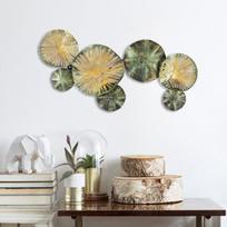 Metalinė sienų dekoracija Metal Art, 74x38x5 cm