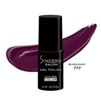 Gelinis nagų lakas "Sincero Salon", 6 ml, Burgundy, 777