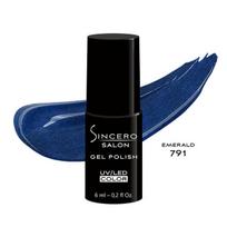 Gelinis nagų lakas "Sincero Salon", 6ml, EMERALD, 791