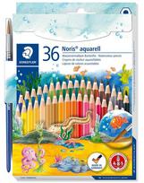 Spalvoti pieštukai Staedtler Noris Club, akvareliniai, 36 spalvos