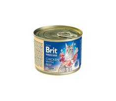 Brit Premium by Nature Chicken with Beef konservai katėms 200g