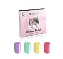 Hibridinis nagų lakas Silcare Flexy Hybrid Gels Madame Pastelle Set, 4x4.5 g