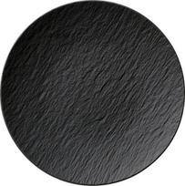Lėkštė Villeroy & Boch Manufacture Rock 25 cm juoda porcelianinė