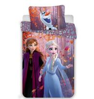 Patalynės komplektas Frozen II Sisters Purple 140 x 200 cm + pagalvės užvalkalas 70 x 90 cm