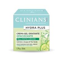 Drėkinamasis gelinis veido kremas Clinians Hydra Plus, 50 ml